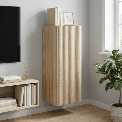 vidaXL Wall-Mounted Cabinet 33 x 34.5 x 90 cm Engineered Wood 3