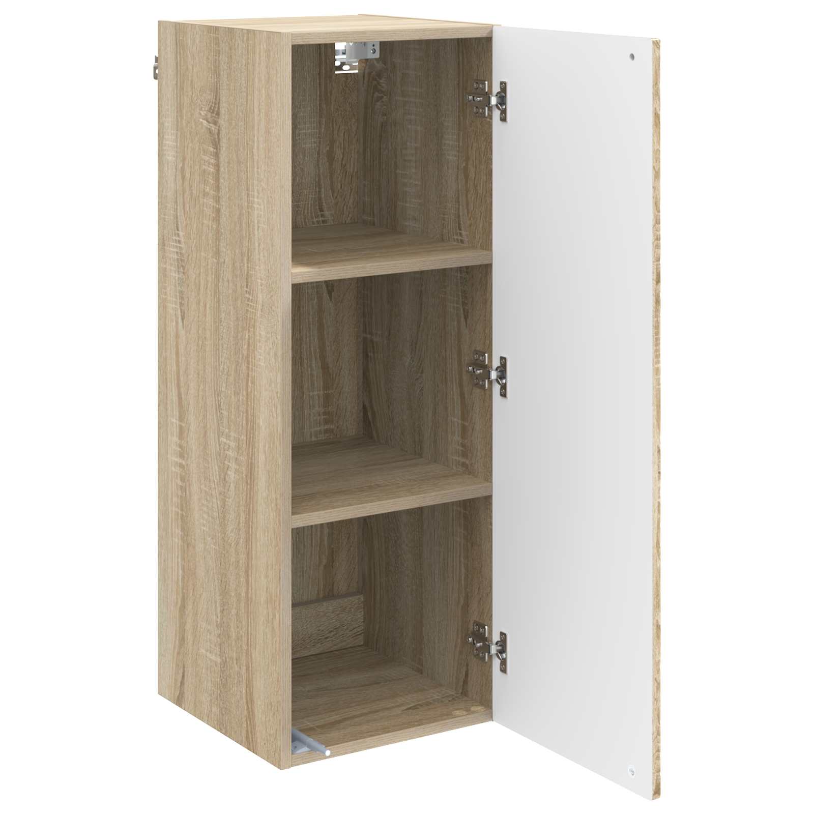 vidaXL Wall-Mounted Cabinet 33 x 34.5 x 90 cm Engineered Wood 4