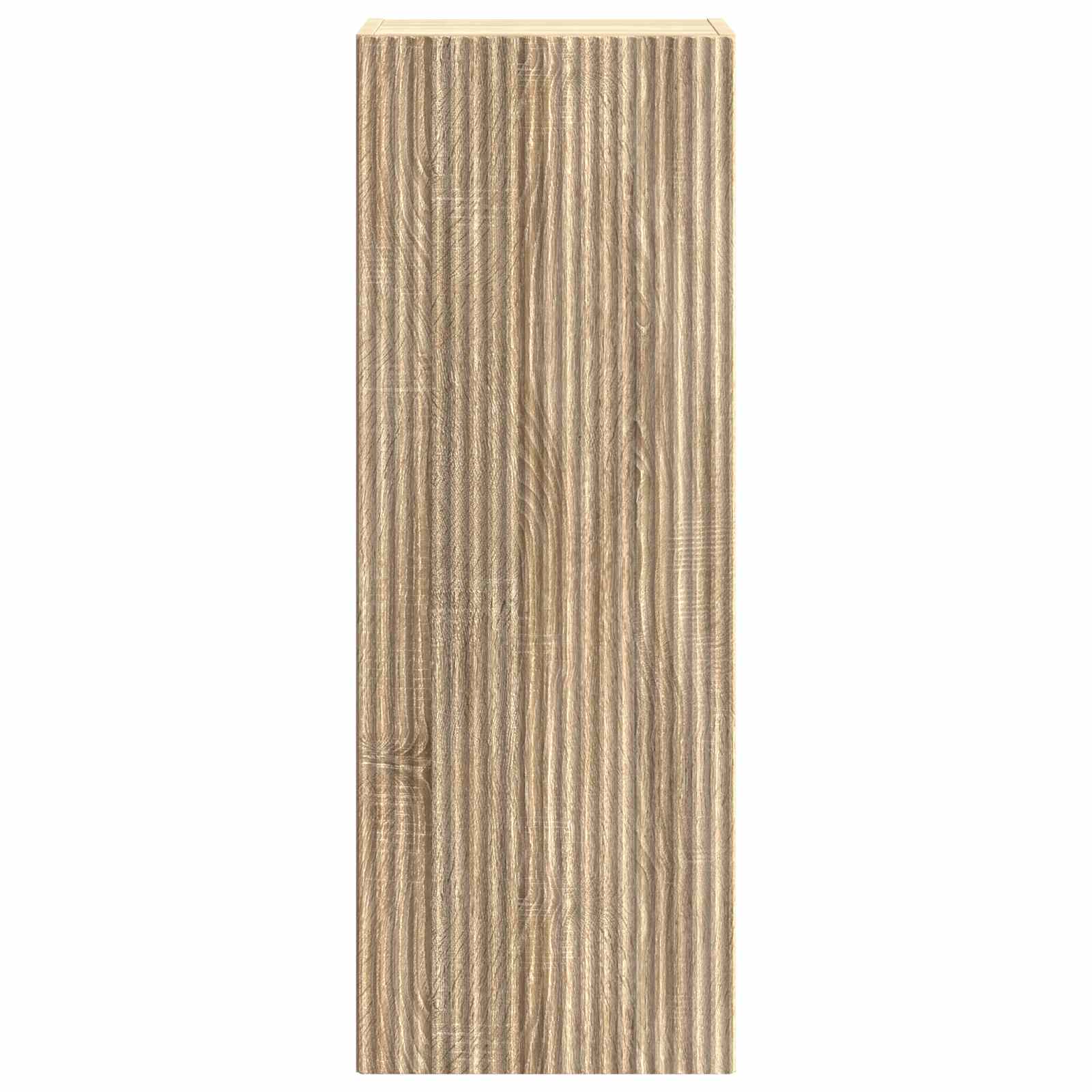vidaXL Wall-Mounted Cabinet 33 x 34.5 x 90 cm Engineered Wood 5
