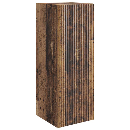 vidaXL Wall-Mounted Cabinet 33 x 34.5 x 90 cm Engineered Wood Old Wood 2
