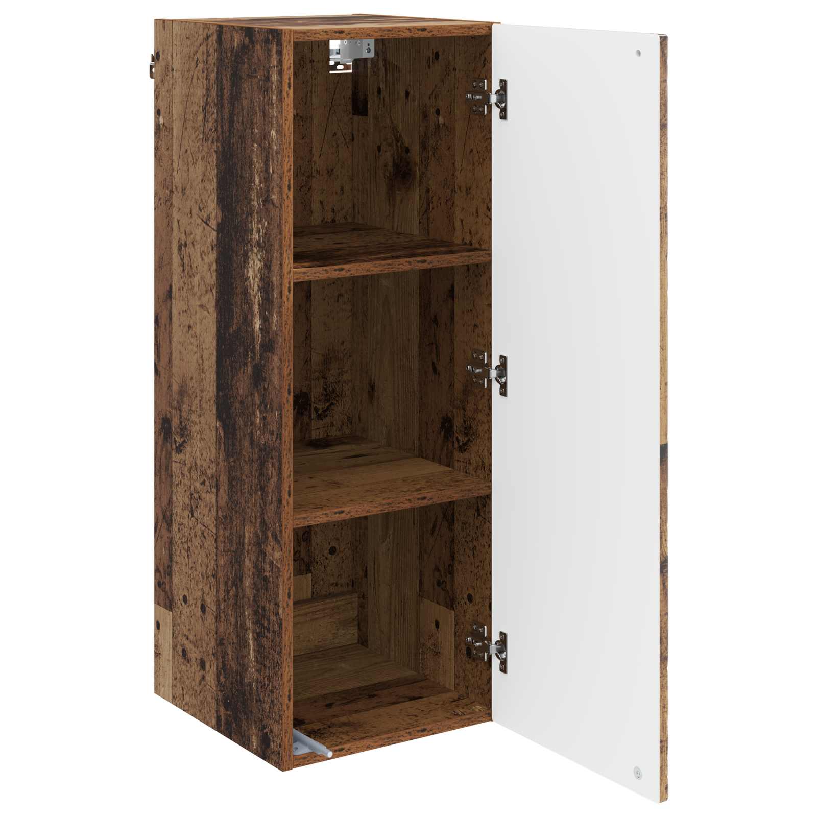 vidaXL Wall-Mounted Cabinet 33 x 34.5 x 90 cm Engineered Wood Old Wood 3