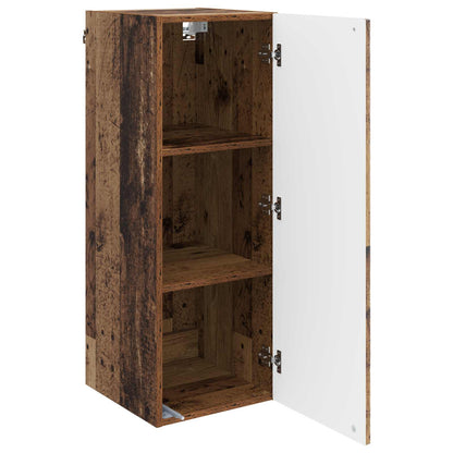 vidaXL Wall-Mounted Cabinet 33 x 34.5 x 90 cm Engineered Wood Old Wood 3