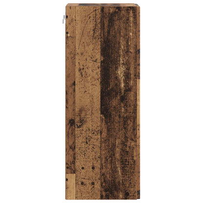 vidaXL Wall-Mounted Cabinet 33 x 34.5 x 90 cm Engineered Wood Old Wood 5