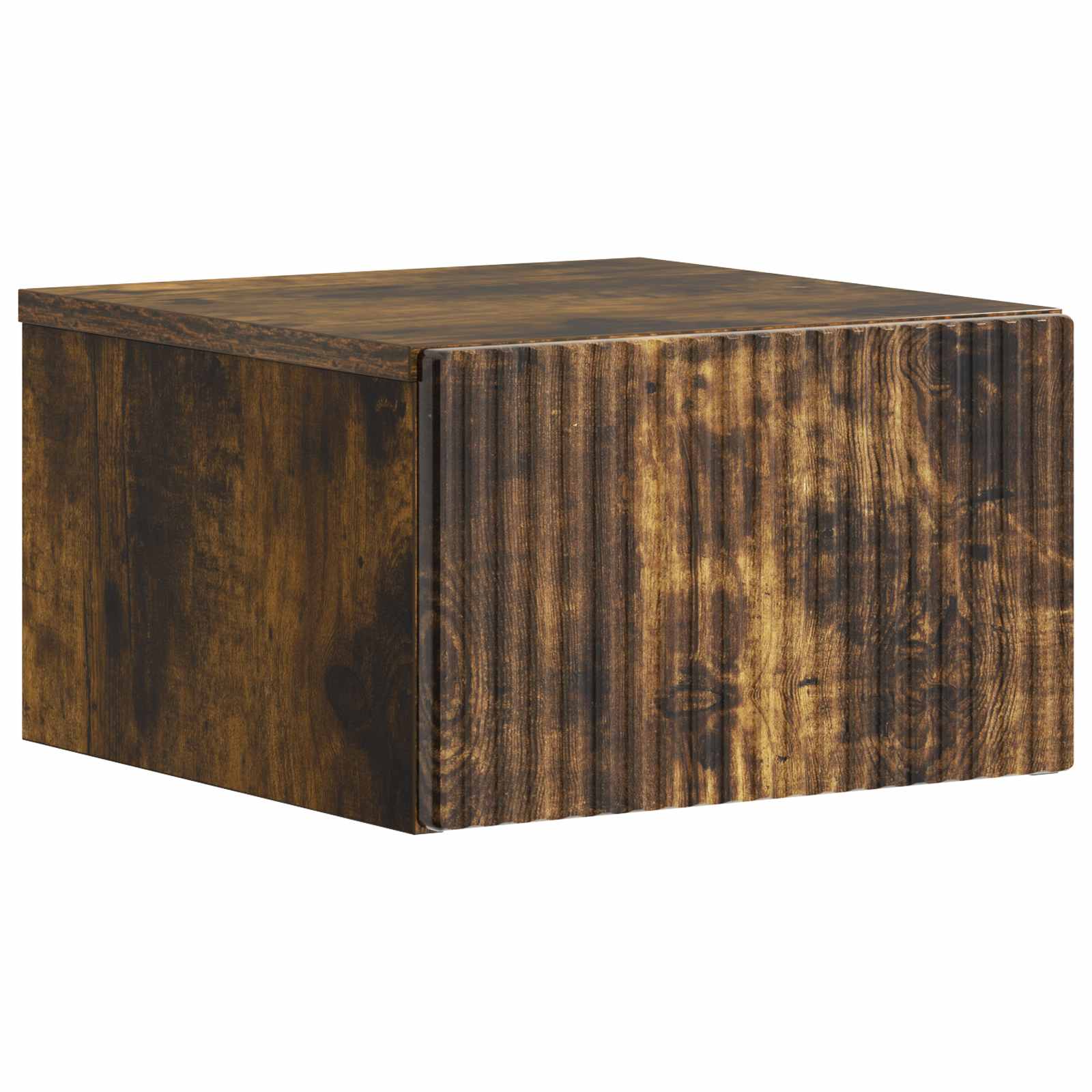 vidaXL Wall-Mounted Bedside Cabinet 2 pcs Smoked Oak 33 x 34.5 x 20 cm 5