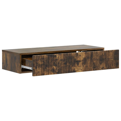 vidaXL Wall-Mounted Side Table 87.5 x 34.5 x 17 cm Engineered Wood 4