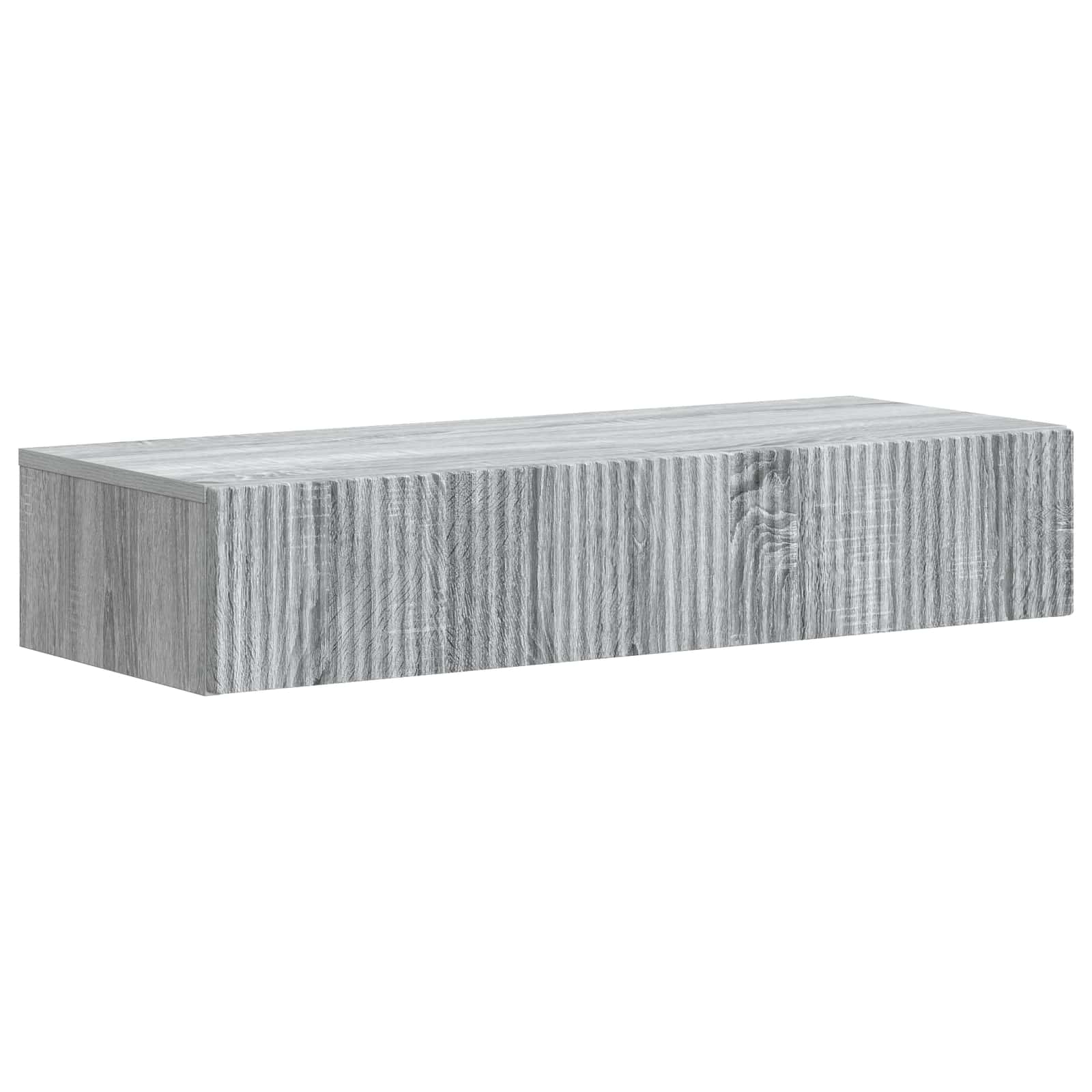 vidaXL Wall-Mounted Side Table 87.5 x 34.5 x 17 cm Engineered Wood 2