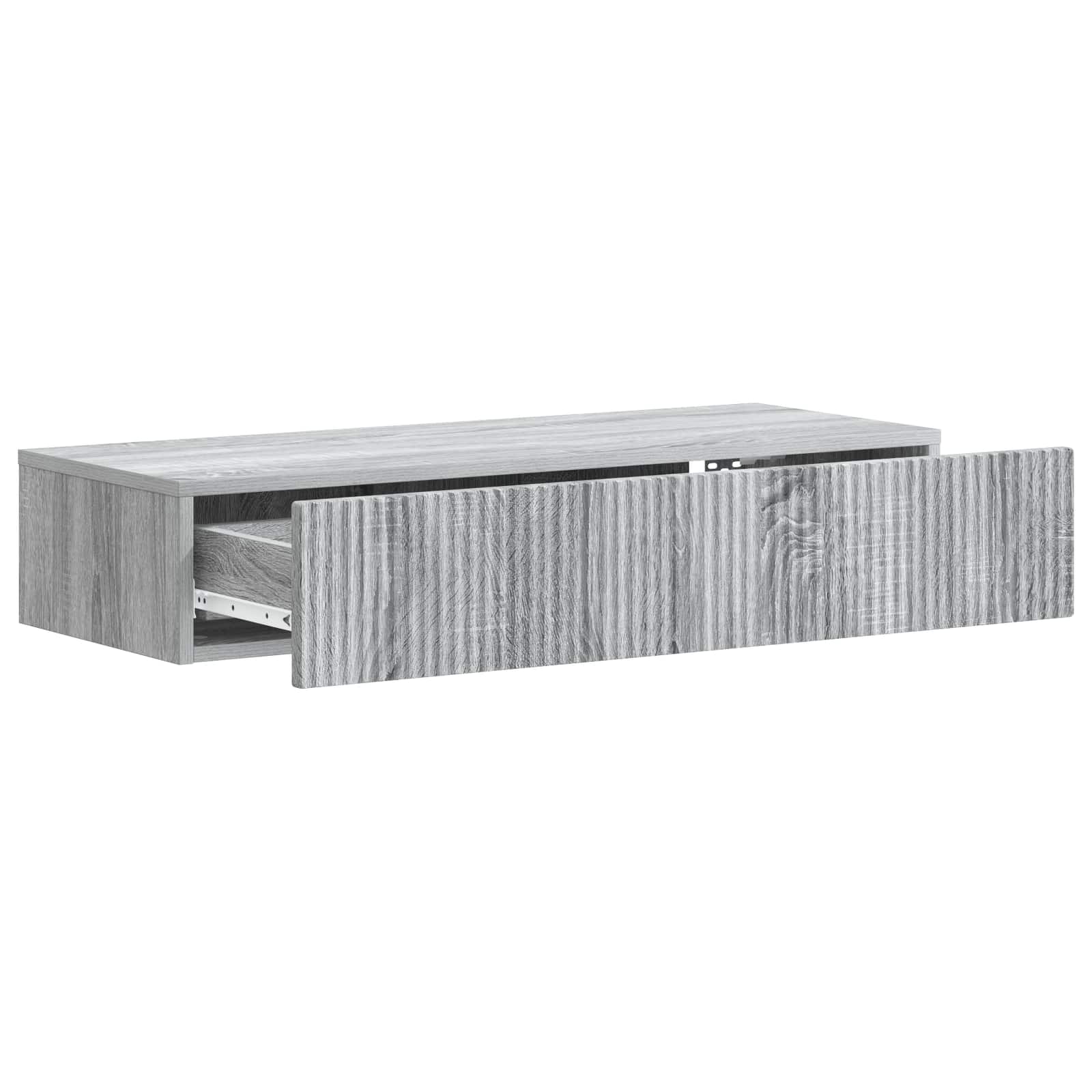 vidaXL Wall-Mounted Side Table 87.5 x 34.5 x 17 cm Engineered Wood 4