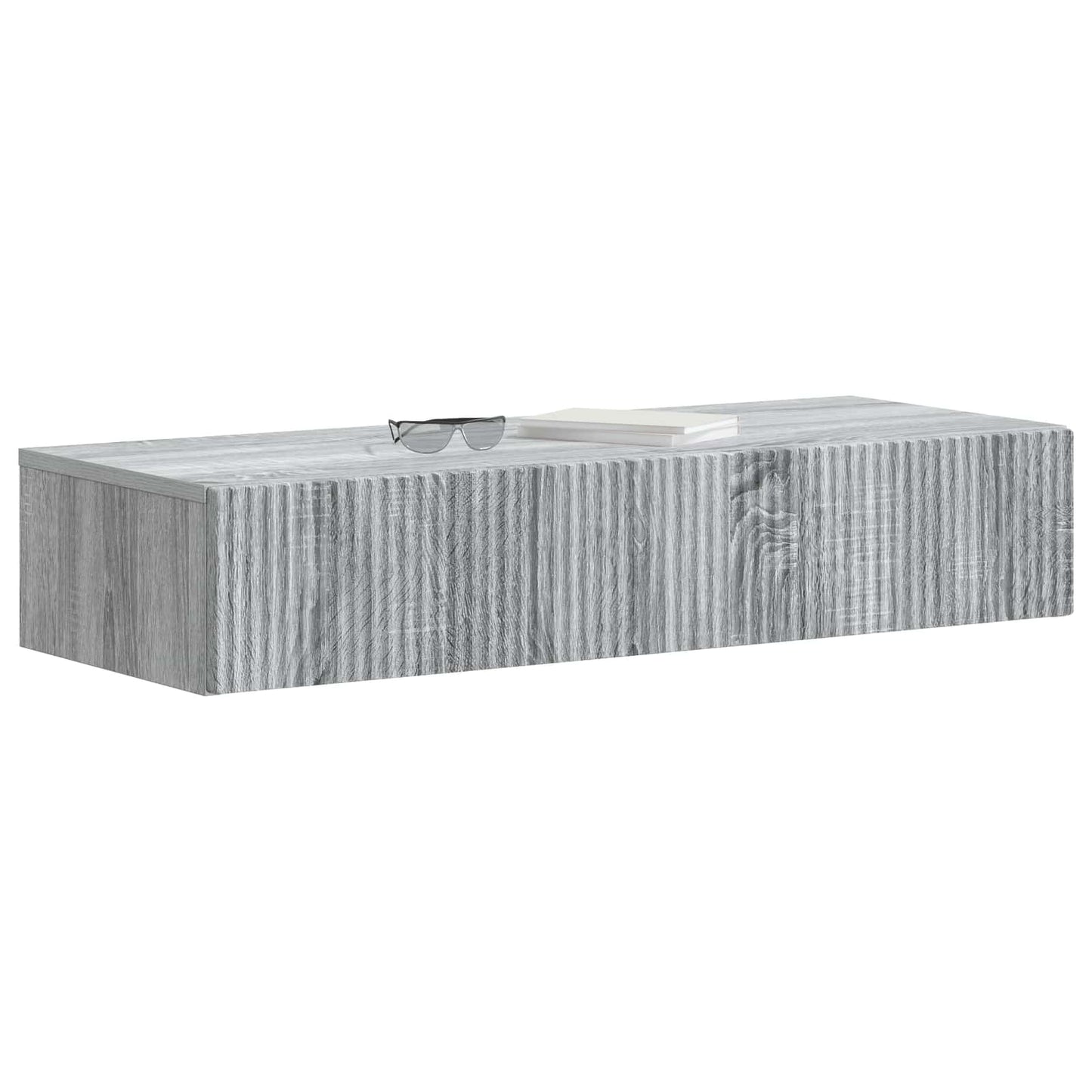 vidaXL Wall-Mounted Side Table 87.5 x 34.5 x 17 cm Engineered Wood 3