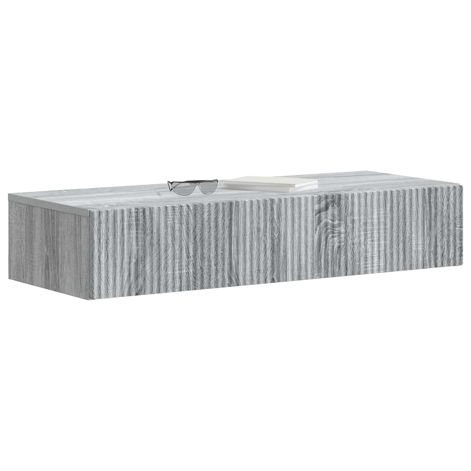 vidaXL Wall-Mounted Side Table 87.5 x 34.5 x 17 cm Engineered Wood 3