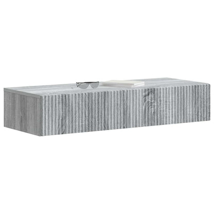 vidaXL Wall-Mounted Side Table 87.5 x 34.5 x 17 cm Engineered Wood 3