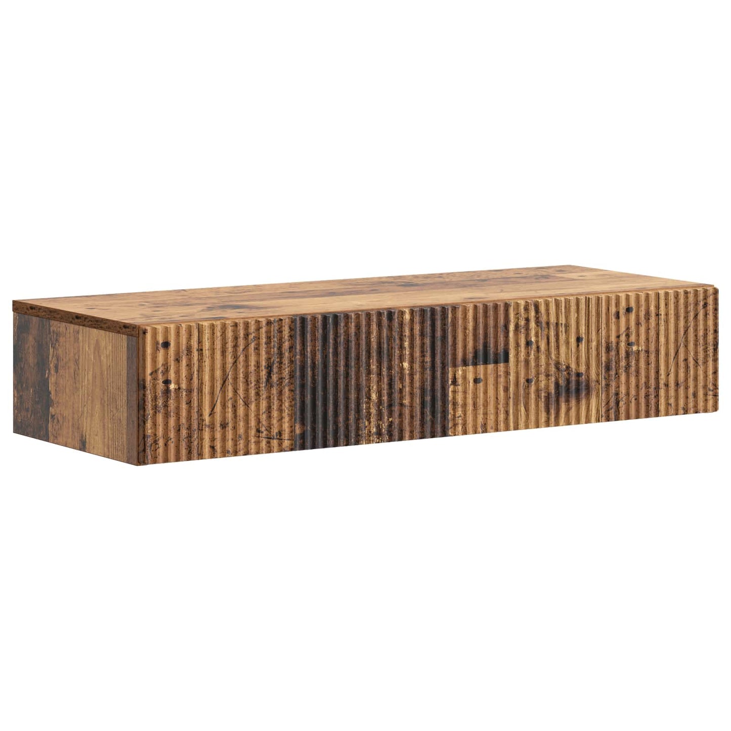 vidaXL Wall-Mounted Side Table 87.5 x 34.5 x 17 cm Engineered Wood 2