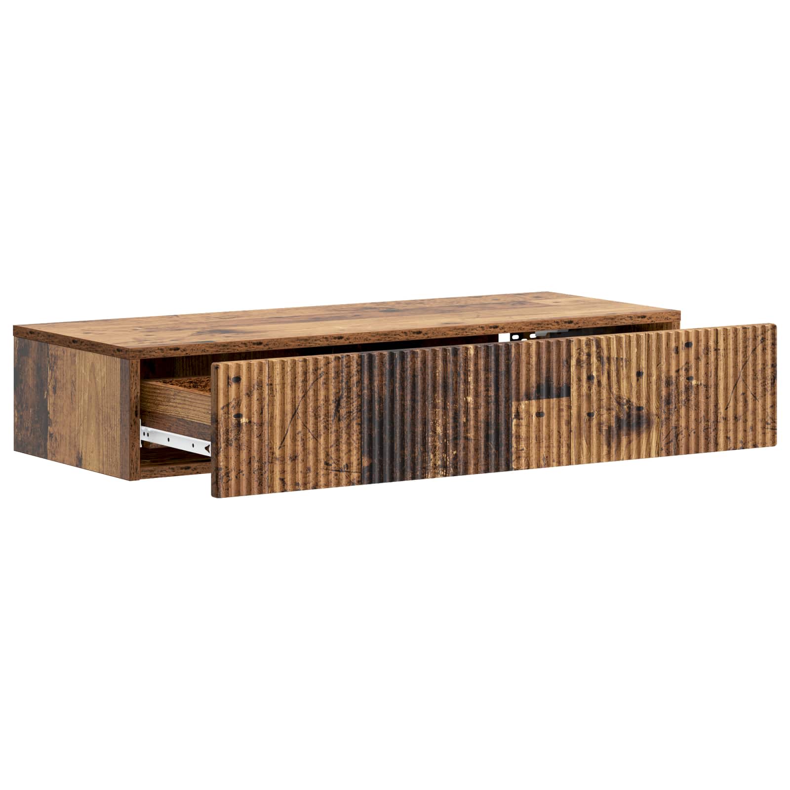 vidaXL Wall-Mounted Side Table 87.5 x 34.5 x 17 cm Engineered Wood 4