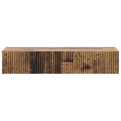 vidaXL Wall-Mounted Side Table 87.5 x 34.5 x 17 cm Engineered Wood 5