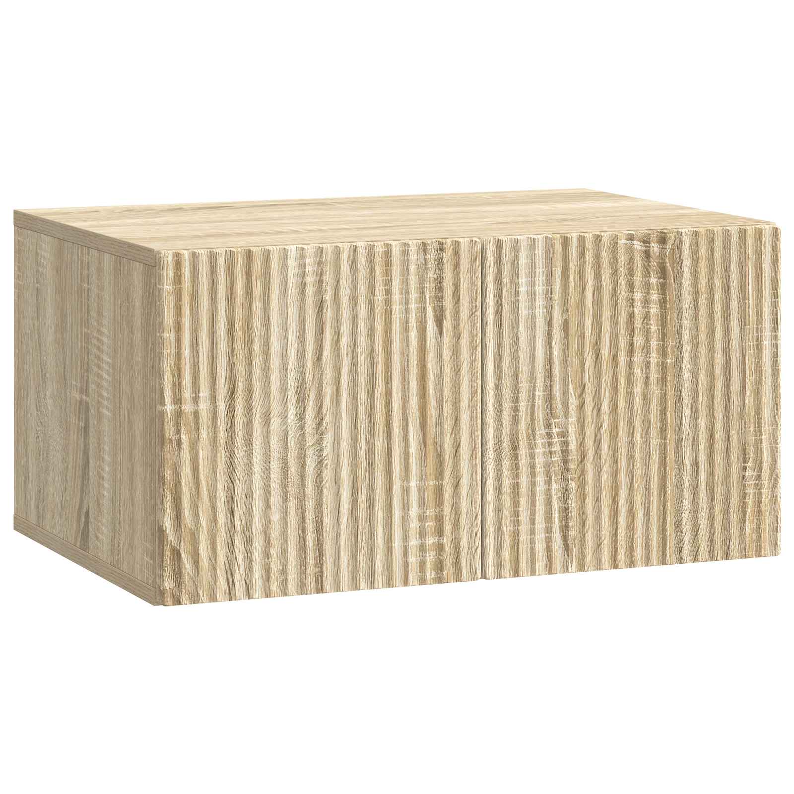 vidaXL Wall-Mounted TV Cabinet 59.5 x 41 x 30 cm Sonoma Oak 2
