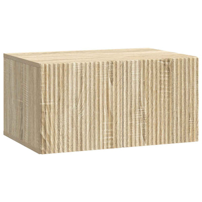 vidaXL Wall-Mounted TV Cabinet 59.5 x 41 x 30 cm Sonoma Oak 2