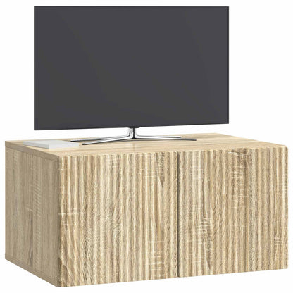 vidaXL Wall-Mounted TV Cabinet 59.5 x 41 x 30 cm Sonoma Oak 3