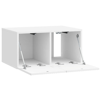 vidaXL Wall-Mounted TV Cabinet 59.5 x 41 x 30 cm High Gloss White 5
