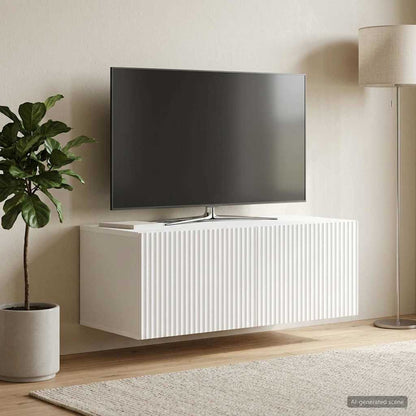 vidaXL Wall-Mounted TV Cabinet White 78.5 x 41 x 30 cm Engineered Wood 1