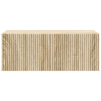 vidaXL Wall-Mounted TV Cabinet 78.5 x 41 x 30 cm Sonoma Oak 6