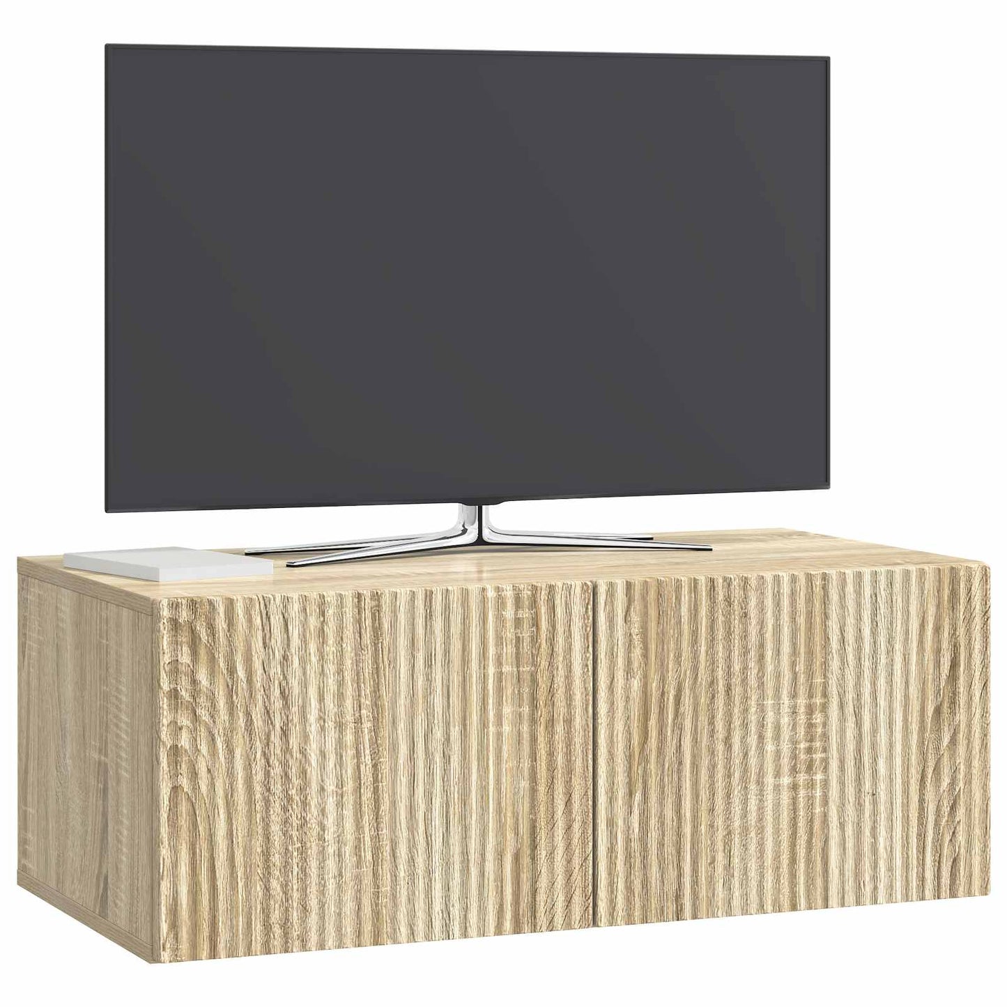 vidaXL Wall-Mounted TV Cabinet 78.5 x 41 x 30 cm Sonoma Oak 3
