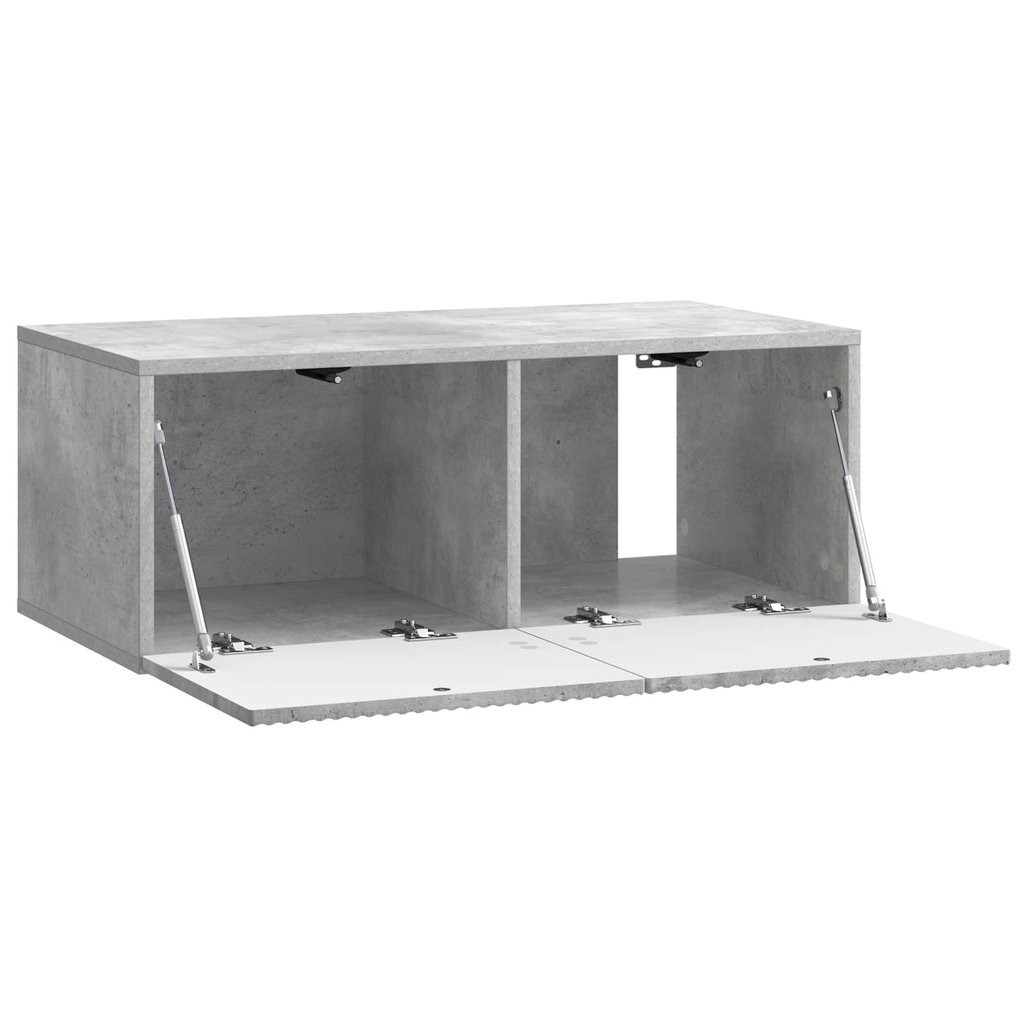vidaXL Wall-Mounted TV Cabinet 78.5 x 41 x 30 cm Concrete Grey 5