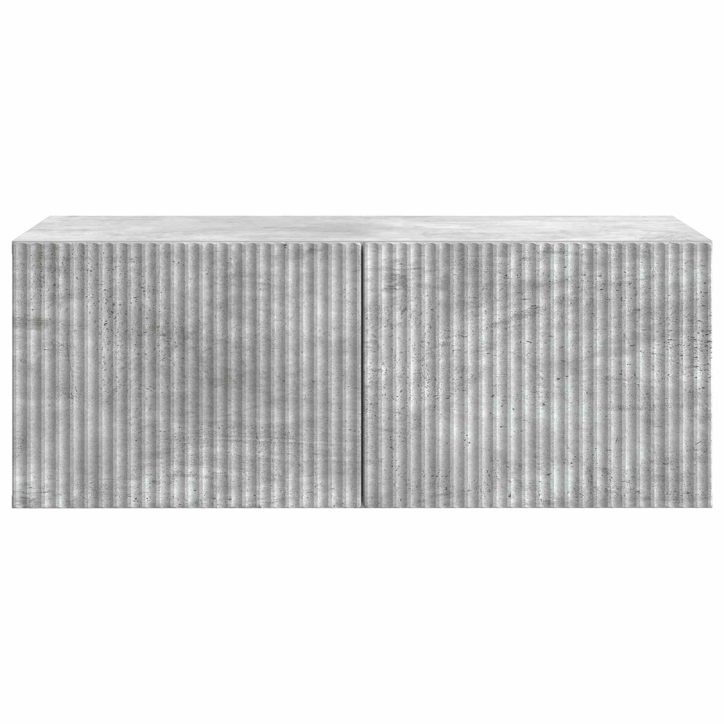 vidaXL Wall-Mounted TV Cabinet 78.5 x 41 x 30 cm Concrete Grey 6