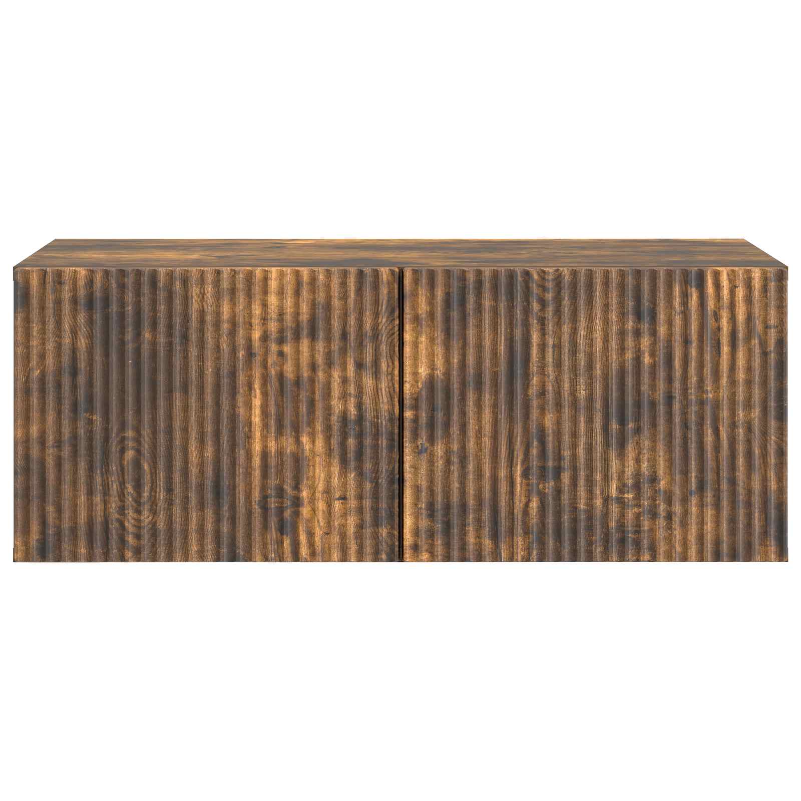 vidaXL Wall-Mounted TV Cabinet 78.5 x 41 x 30 cm Smoked Oak 6