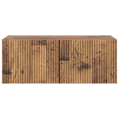 vidaXL Wall-Mounted TV Cabinet 78.5 x 41 x 30 cm Old Wood 6