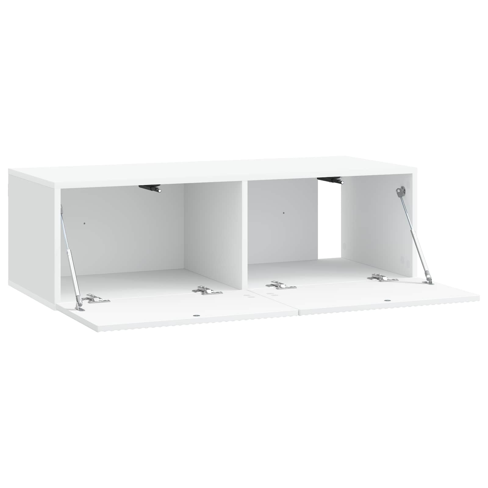 vidaXL Wall-Mounted TV Cabinet White 98 x 41 x 30 cm Engineered Wood 5