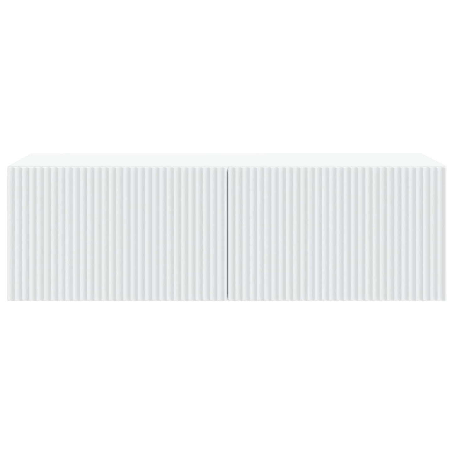vidaXL Wall-Mounted TV Cabinet White 98 x 41 x 30 cm Engineered Wood 6