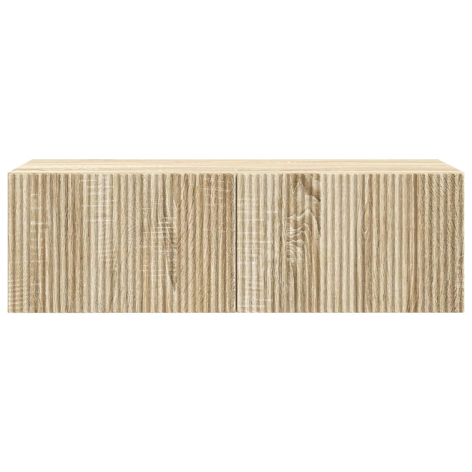 vidaXL Wall-Mounted TV Cabinet 98 x 41 x 30 cm Sonoma Oak 6