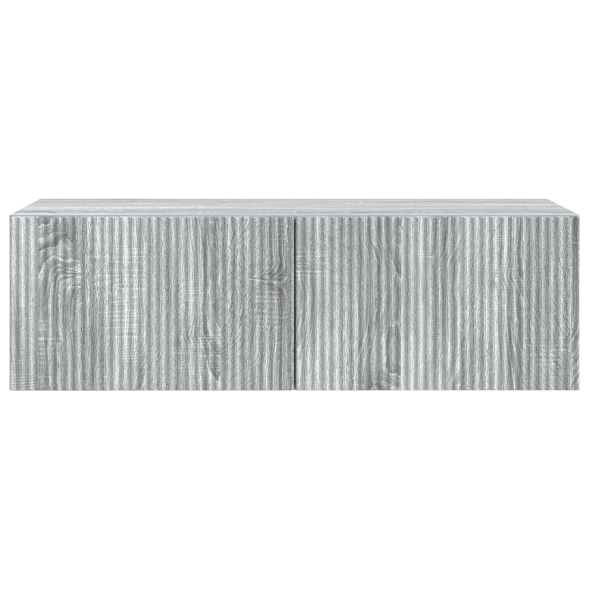 vidaXL Wall-Mounted TV Cabinet 98 x 41 x 30 cm Grey Sonoma 6
