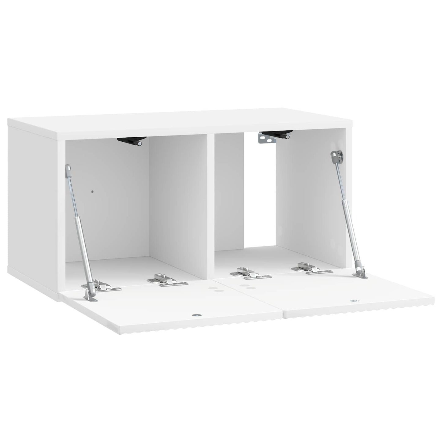 vidaXL Wall-Mounted TV Cabinet 59.5 x 31 x 30 cm High Gloss White 5