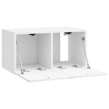 vidaXL Wall-Mounted TV Cabinet 59.5 x 31 x 30 cm High Gloss White 5