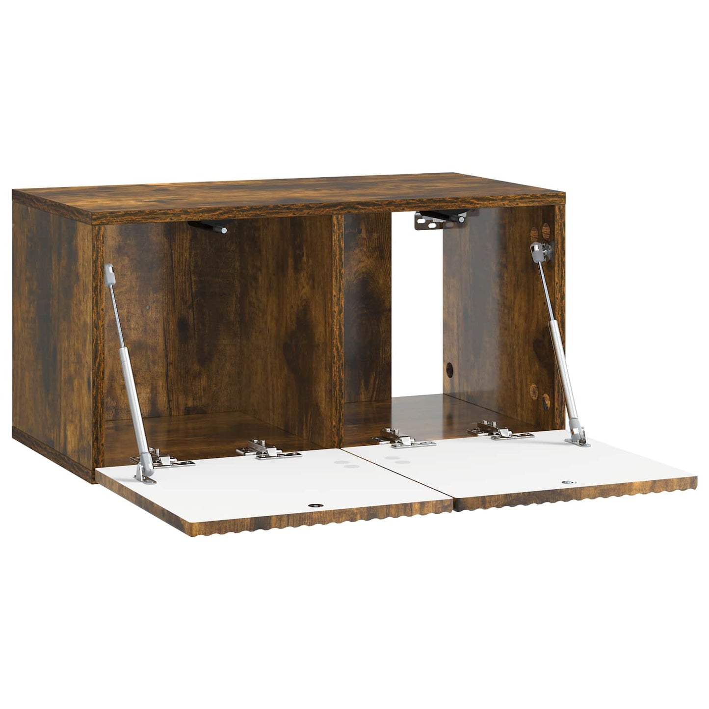 vidaXL Wall-Mounted TV Cabinet 59.5 x 31 x 30 cm Smoked Oak 5