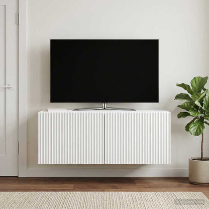 vidaXL Wall-Mounted TV Cabinet White 78.5 x 31 x 30 cm Engineered Wood 1