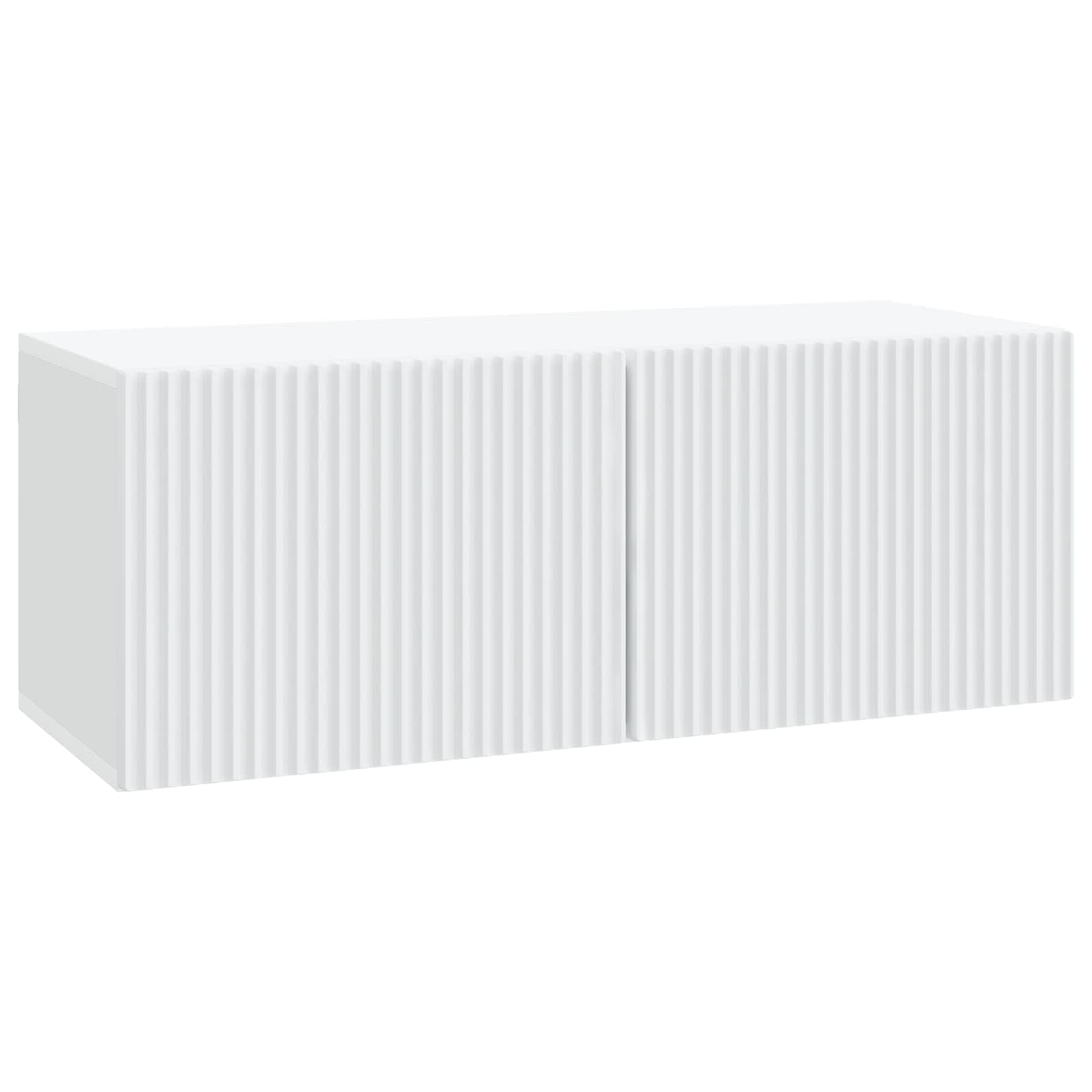 vidaXL Wall-Mounted TV Cabinet White 78.5 x 31 x 30 cm Engineered Wood 2