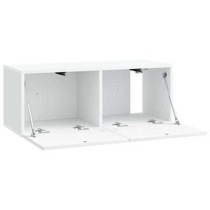 vidaXL Wall-Mounted TV Cabinet White 78.5 x 31 x 30 cm Engineered Wood 5