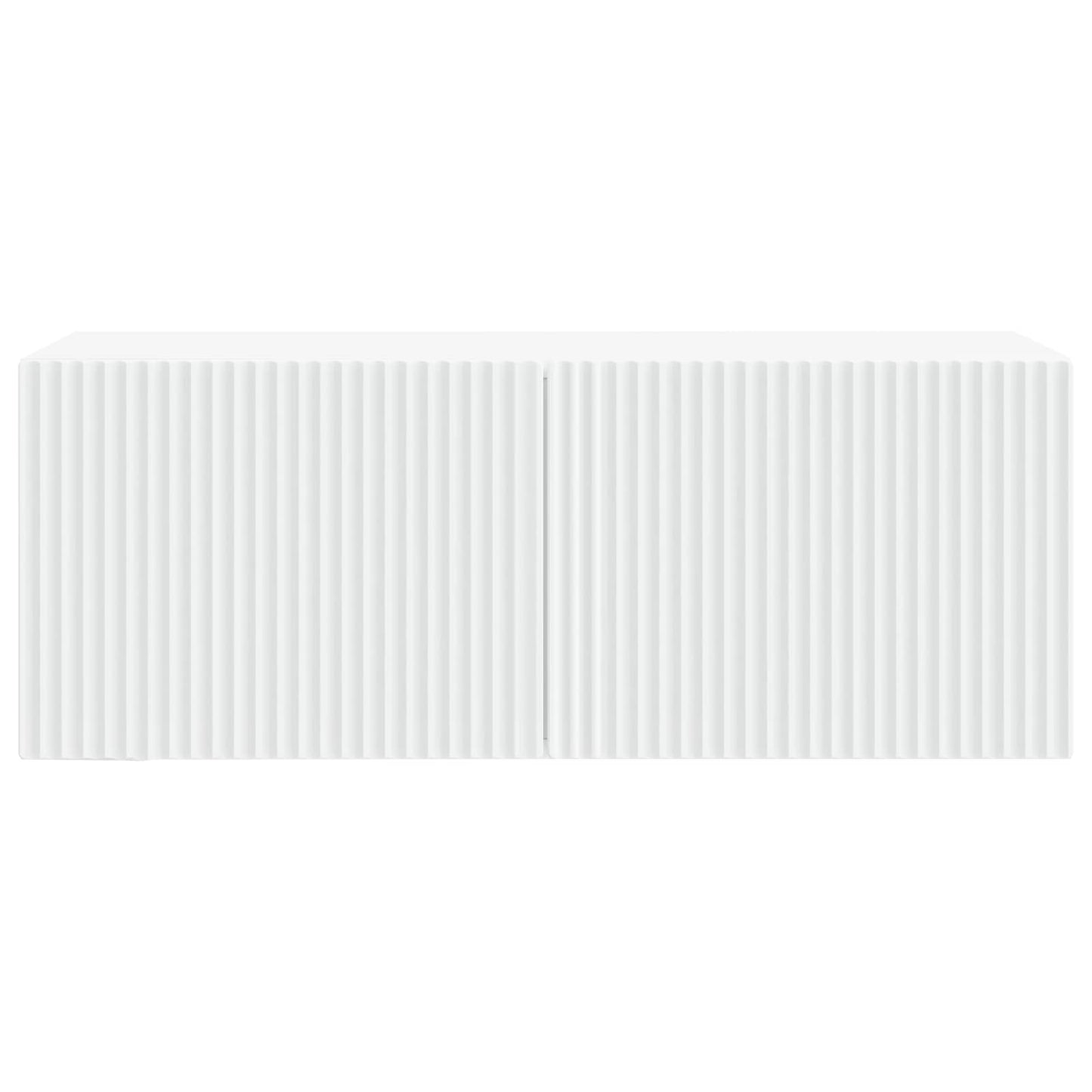 vidaXL Wall-Mounted TV Cabinet White 78.5 x 31 x 30 cm Engineered Wood 6