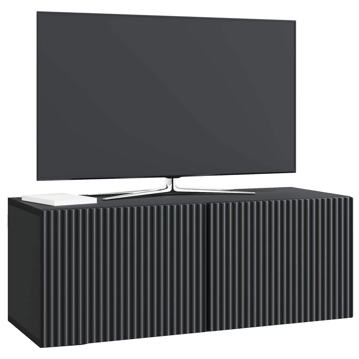 Wall-Mounted TV Cabinet 78.5 x 31 x 30 cm Depth 31 cm Width 78.5 cm Black
