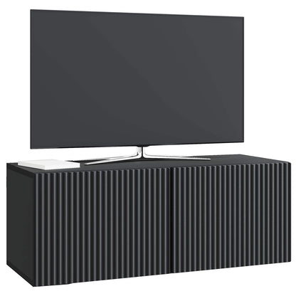 Wall-Mounted TV Cabinet 78.5 x 31 x 30 cm Depth 31 cm Width 78.5 cm Black