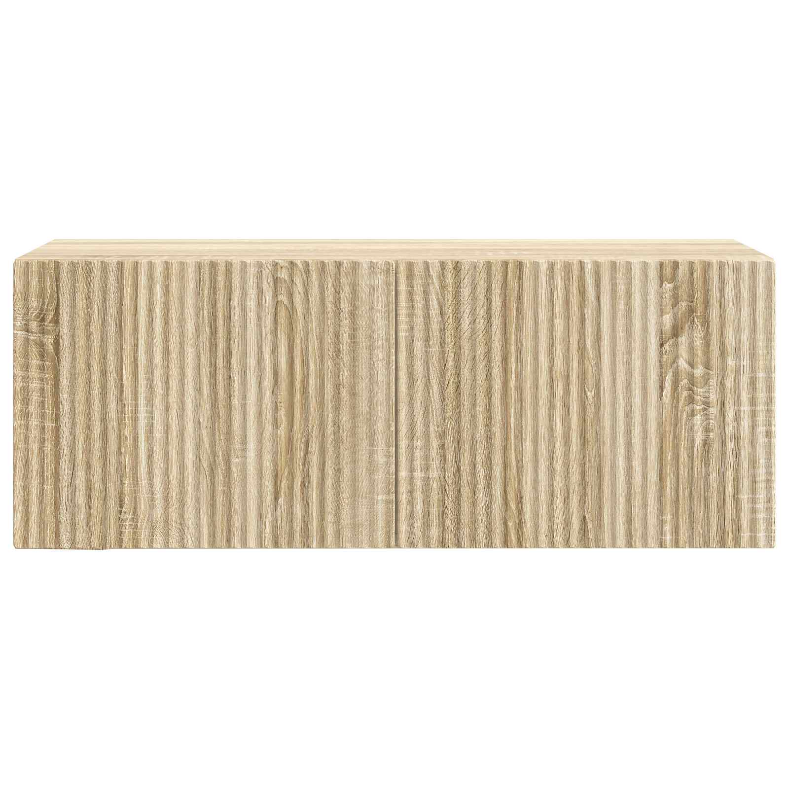 vidaXL Wall-Mounted TV Cabinet 78.5 x 31 x 30 cm Sonoma Oak 6
