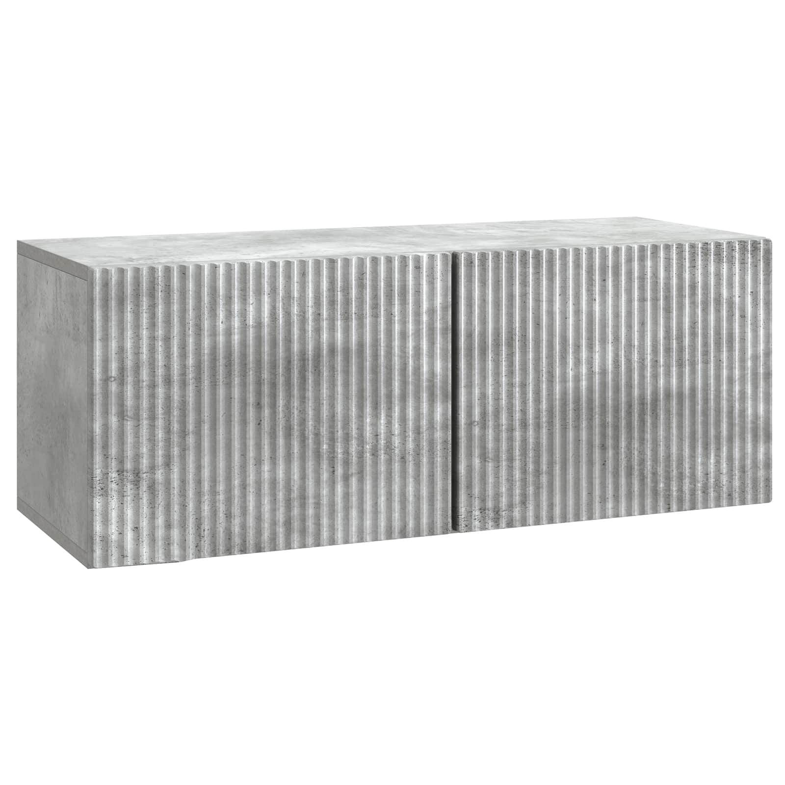 vidaXL Wall-Mounted TV Cabinet 78.5 x 31 x 30 cm Concrete Grey 2