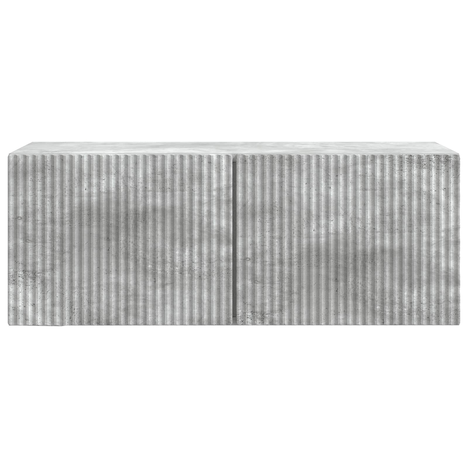 vidaXL Wall-Mounted TV Cabinet 78.5 x 31 x 30 cm Concrete Grey 6