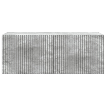 vidaXL Wall-Mounted TV Cabinet 78.5 x 31 x 30 cm Concrete Grey 6