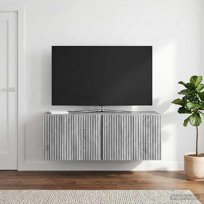 vidaXL Wall-Mounted TV Cabinet 78.5 x 31 x 30 cm Grey Sonoma 1
