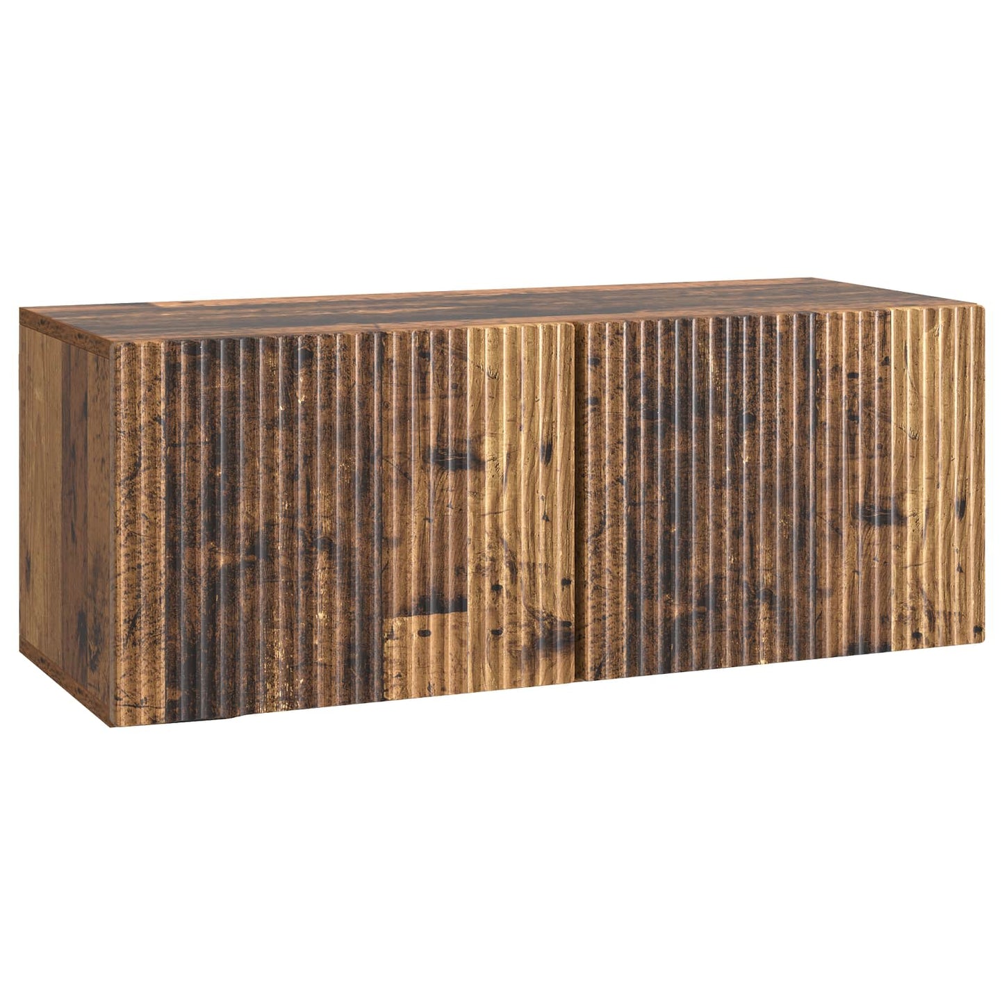 vidaXL Wall-Mounted TV Cabinet 78.5 x 31 x 30 cm Old Wood 2