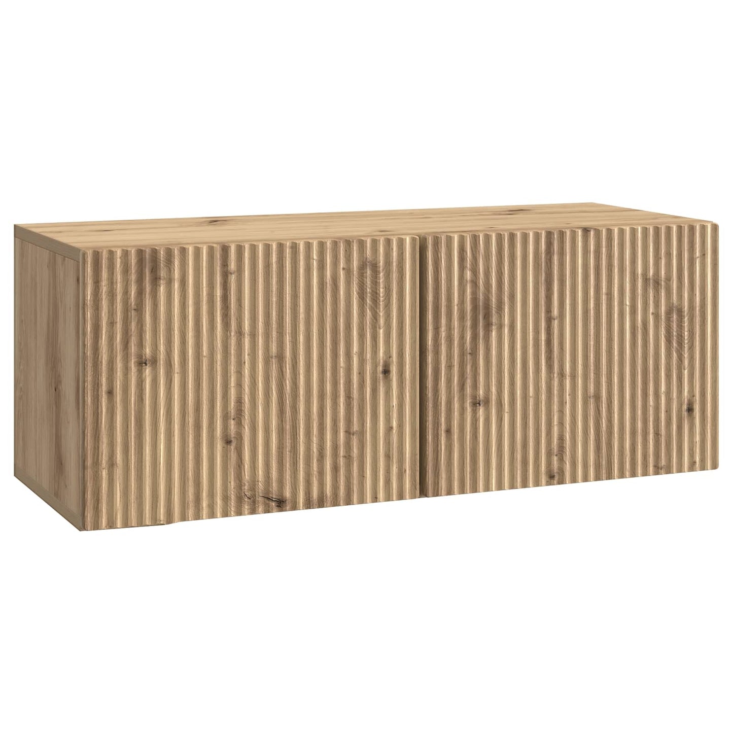 vidaXL Wall-Mounted TV Cabinet 78.5 x 31 x 30 cm Artisan Oak 2