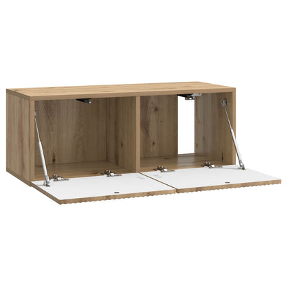 vidaXL Wall-Mounted TV Cabinet 78.5 x 31 x 30 cm Artisan Oak 5