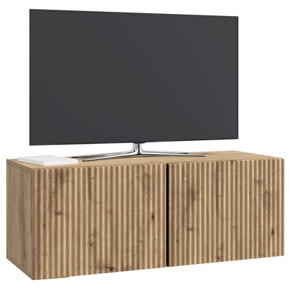 vidaXL Wall-Mounted TV Cabinet 78.5 x 31 x 30 cm Artisan Oak 3